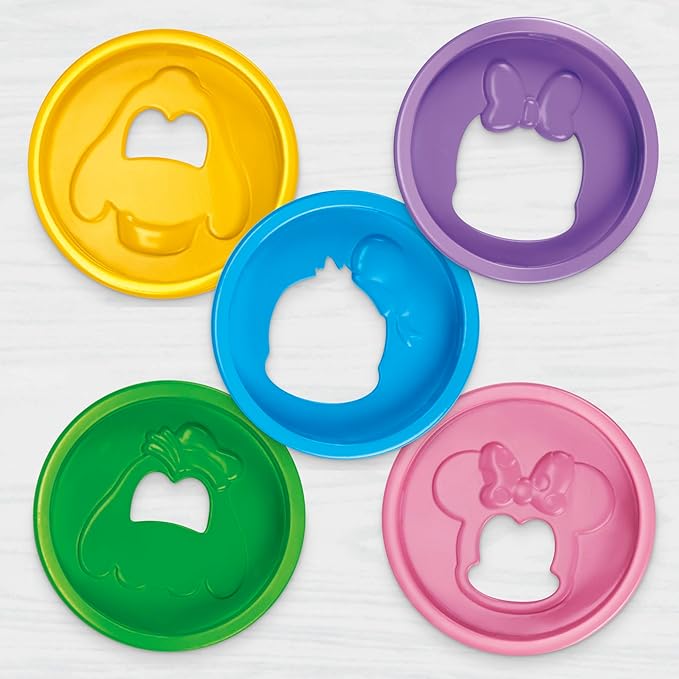 Play-Doh Disney Junior Mickey Mouse Clubhouse, Happy Stackable Toy Set, Preschool Toys, Arts & Crafts Gifts for Kids 2+