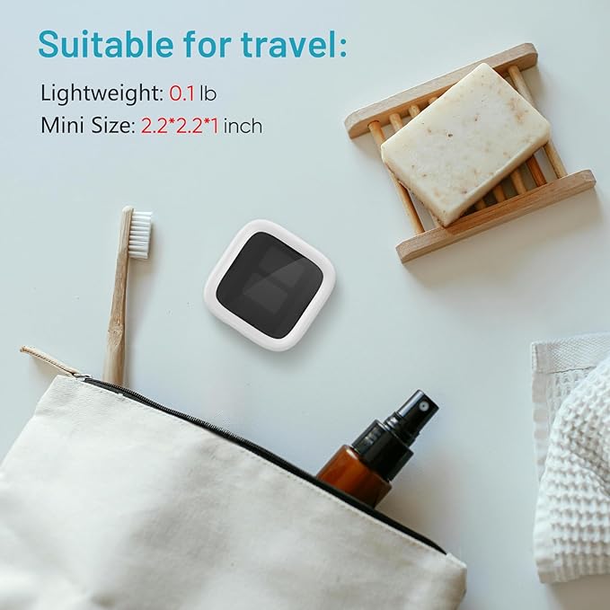 StarWin UV Toothbrush Cleaner Case, Portable Tooth Brush Cover, Holder, and Travel Case for Toothbrushes, White