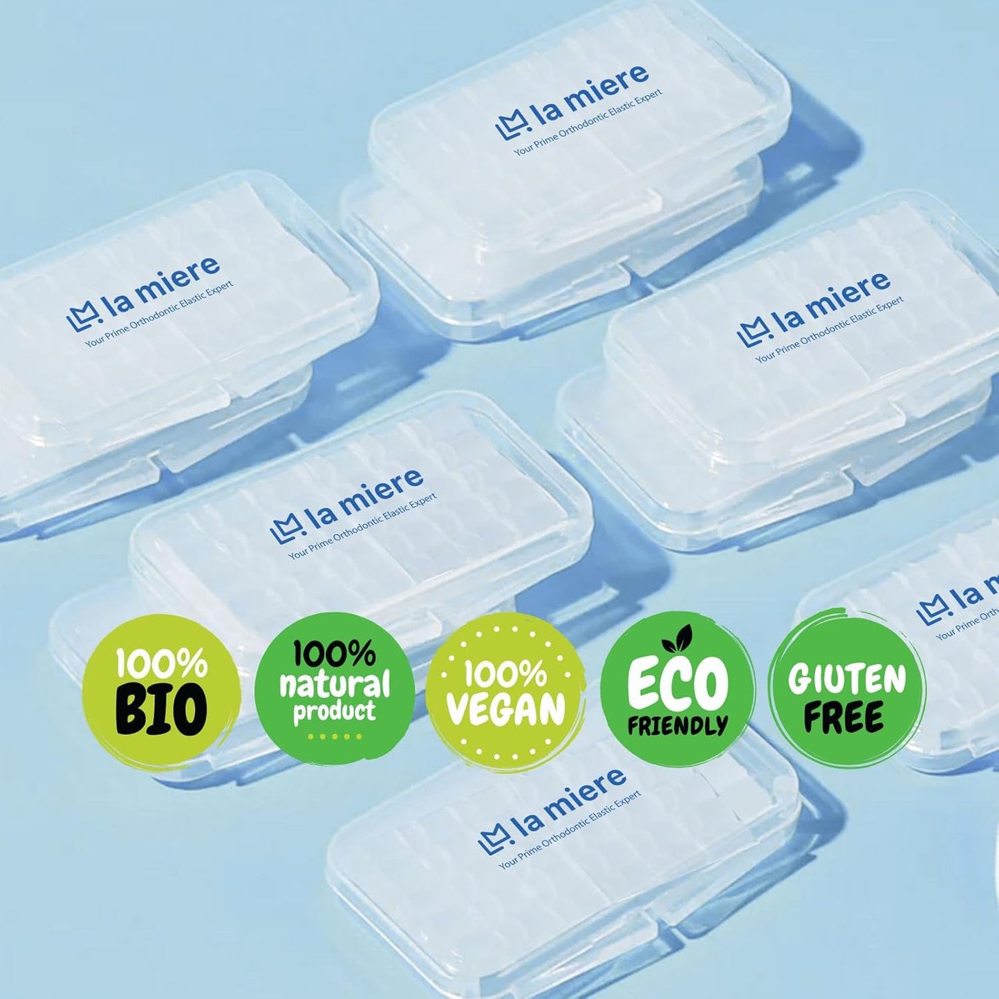 LA MIERE 2 Boxes Pre-Cut Food Grade Dental Wax Orthodontic Wax Braces Wax Shield Lips & Gums Dental Teeth Braces Wearer Unscented