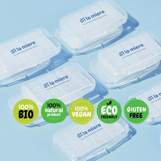 LA MIERE 2 Boxes Pre-Cut Food Grade Dental Wax Orthodontic Wax Braces Wax Shield Lips & Gums Dental Teeth Braces Wearer Unscented