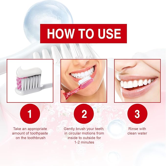 SP-6 Probiotics Whitening Toothpaste, with Probiotics Deep Cleaning Oral Care Removing Teeth Stain & Retain Fresh Breath.