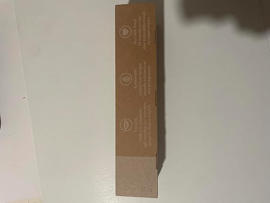 MABLE Four Pack Bamboo Toothbrush for Adult | Medium Bristle Natural Wood Toothbrushes | Eco-Friendly, BPA Free, Compostable Tooth Brush