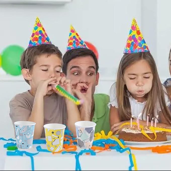 Lamosi 5 oz Paper Cups 300 Pack, Small Paper Cups, 5 oz Disposable Bathroom Cup for Mouthwash, Parties, Picnics and Barbecues