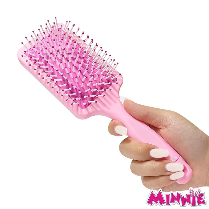LUV HER Kids' Detangling Confetti Hair Brush - Fun Design with Disney Minnie - Gentle on Wet & Dry Hair - Ideal for Kids Ages 3+ - Makes Hair Care Enjoyable and Simple