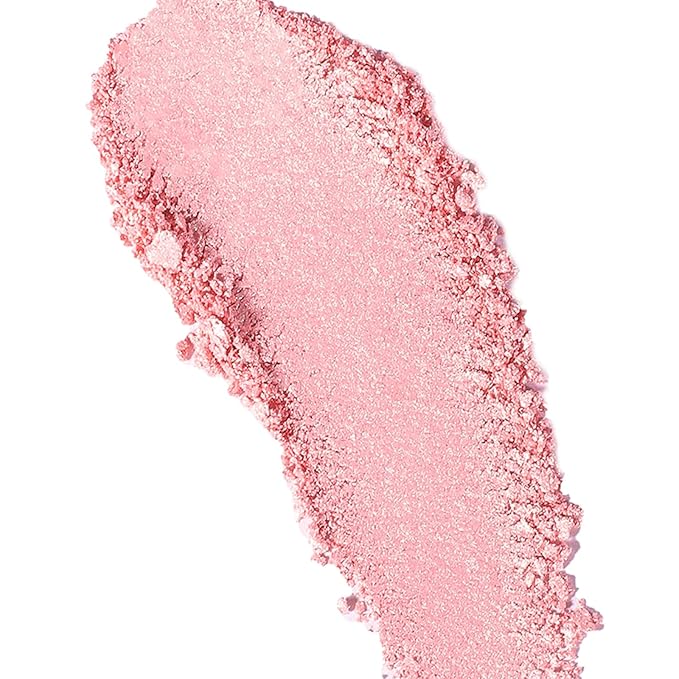 YOUNG VISION Pressed Powder Highlighter, Baked Natural Glow Contour Powder & Face Highlighter, Cruelty-Free, Shimmer Highlighting Makeup for Face, Eye, Eyeshadow, Body, Skin (Pink)