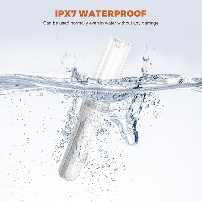 Portable Bidet for Travel, Electric Handheld Bidet Sprayer with Universal Adapter and 3 Pressure Options, Peri Bottle Postpartum, Waterproof High Pressure Handheld Bidet for Women Men Baby Cleaning