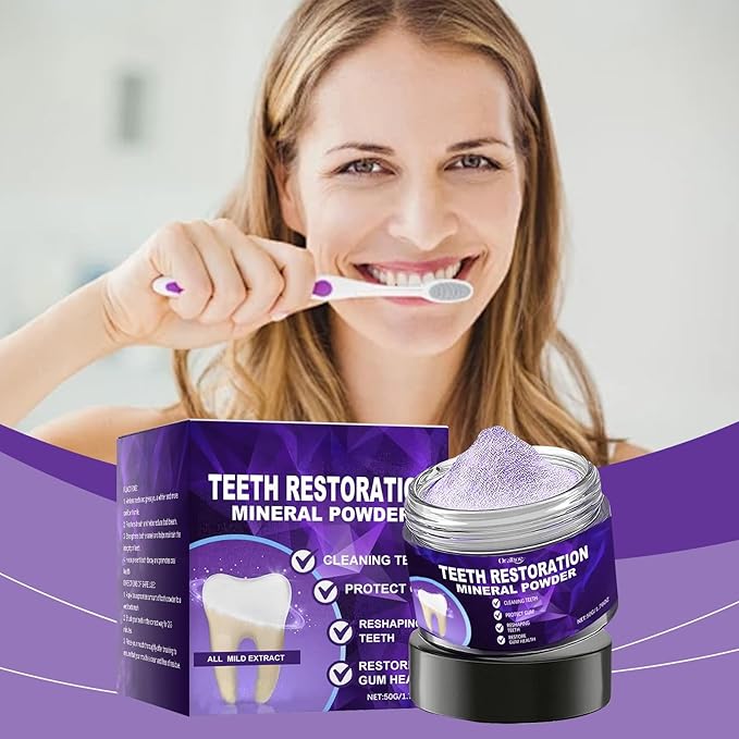 Enamel Strengthening Tooth Powder Prolonged Freshness Teeth Whitening Cavity Defense Oral Hygiene Dental Care for Healthy Smile