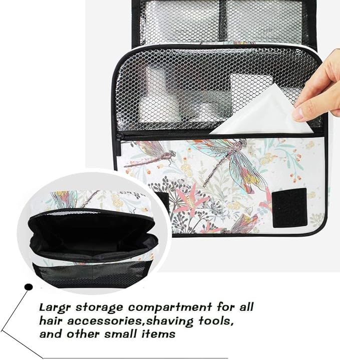 senya Hanging Travel Toiletry Bag Kit Makeup Case Cosmetics Organizer for Men Women