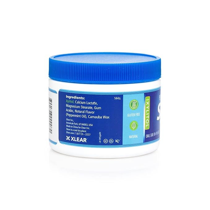 Spry Xylitol Peppermint Sugar Free Candy - Promote Oral Health, Increase Saliva Production, Stop Bad Breath, Non-GMO, Gluten-Free, 240 Count (Pack of 1)