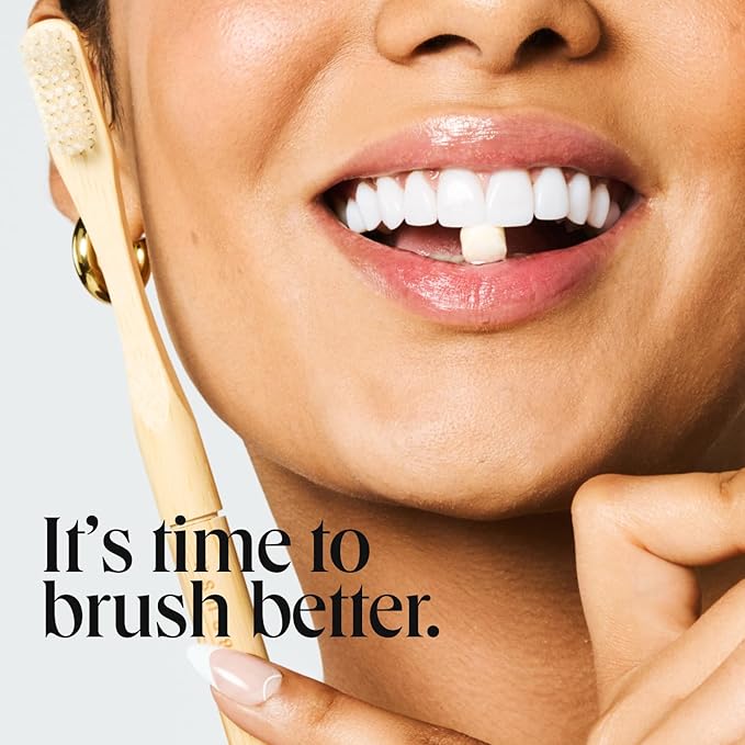 Bite Whitening Toothpaste Tablets – Nano Hydroxyapatite & Xylitol (Mint Charcoal) | Sensitive Teeth Friendly | No Fluoride, Vegan, Cruelty-Free | Travel-Size | 2 Bottles (124 Bits) | Made in USA