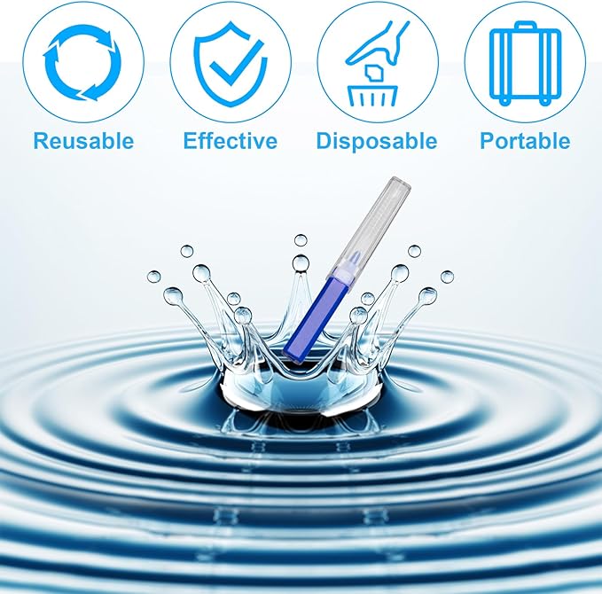 B Rush Interdental Advanced Brush for Braces, Oral Teeth Cleaning, Dental Disposable Soft Flossing Brushpicks Removes Plaque, Tapered Head Reach Both Small Tight Gaps and Wide Spaces (100 Pcs)