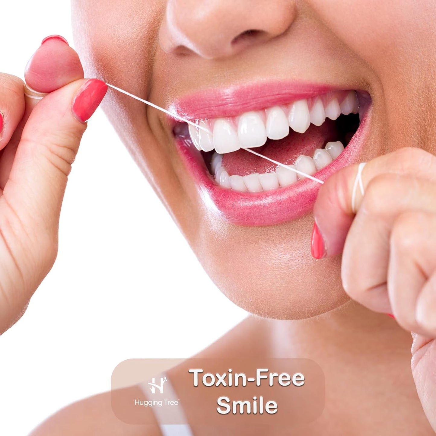 Natural Silk Dental Floss Refills | PFAS Free Dental Floss | Zero Waste Biodegradable | Mint (5 Pack, 33 Yards Each)