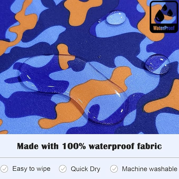 Full Coverage Waterproof Feeding Bib for Toddlers – Extra Long Apron Bib for Mealtime, Self-Feeding, High Chairn