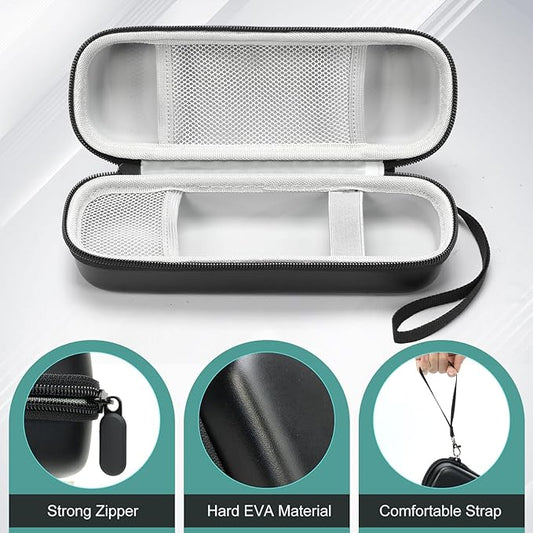 Toothbrush Travel Case Compatible with Oral-B Pro 1000 3000 5000 7000 7500 9600/ for Philips/for Sonicare/for ProtectiveClean 4100 5100 6500 7500 Electric Toothbrush (Only Case-Black/Gray)