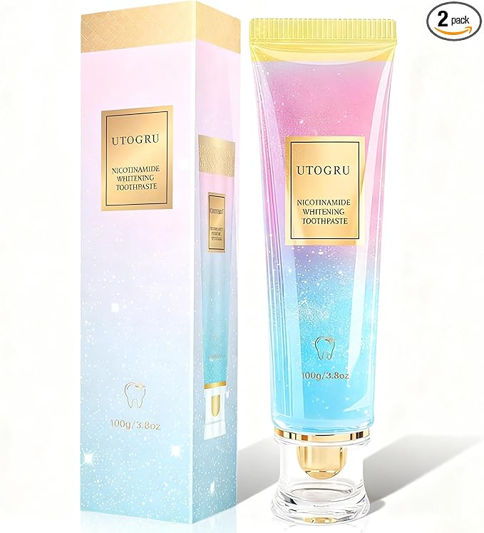 Niacinamide Whitening Toothpaste, Utogru Teeth Radiant Whitening Toothpaste - Enamel Care, Repair and Protect Teeth, Fresh Breath (1)