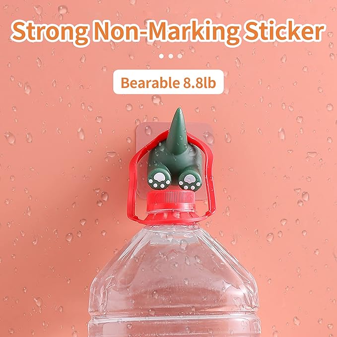 Kids Toothbrush Holder Multi-Purpose Animal Tail Hooks, Kitchen Bathroom Utility Hanger, Wall Mounted Cute Animal Tail Holder for Hanging Towel Key Hat -2 Pack