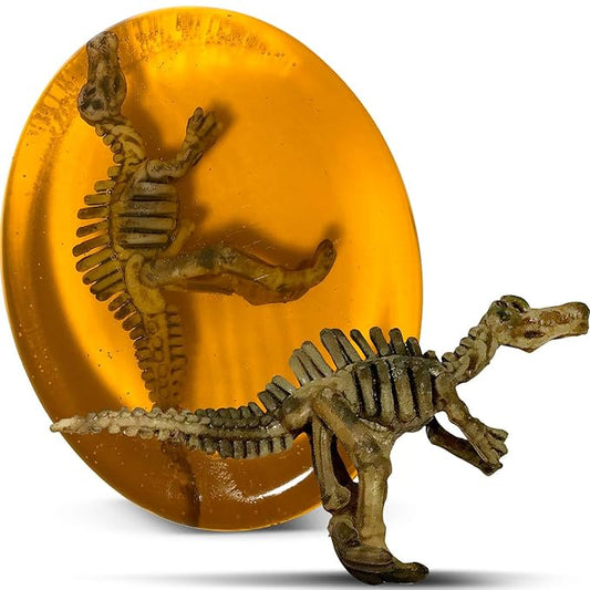 Relaxcation Natural Soap Bar For Kids With Toys Inside | Surprise Toy Inside the Bar | Made in USA from Safe Ingredients | Kid's Favorite Everyday Routin (Fossil Toy)