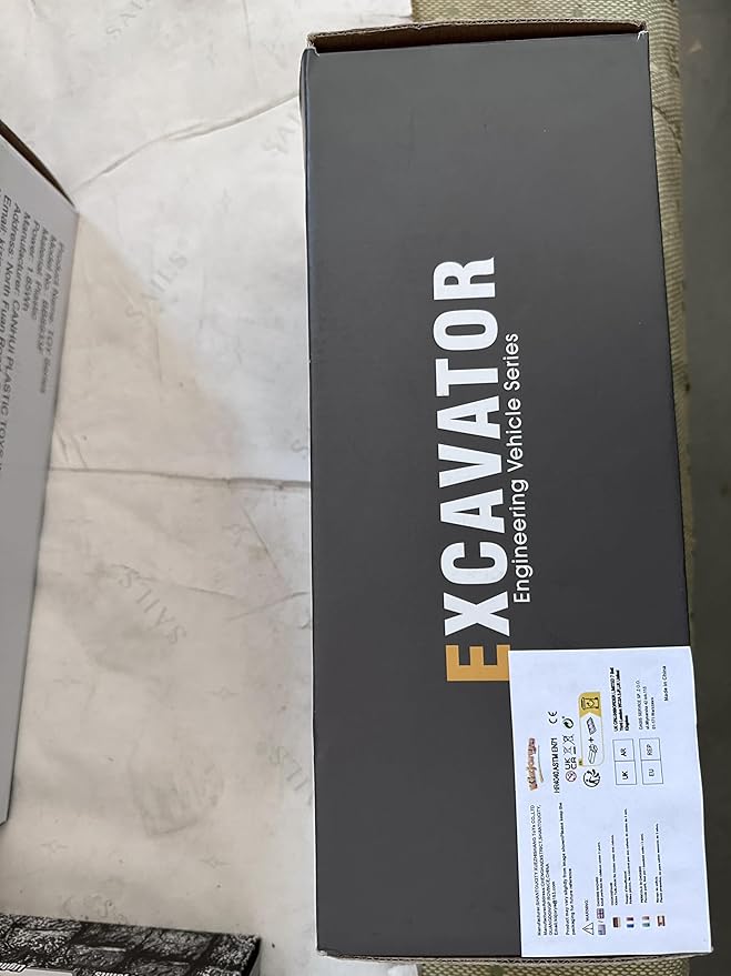 Remote Control Excavator, Toys for Boys Age 6-12, Rechargeable 11 CH RC Construction Vehicles Truck with Sound Light Metal Shovel, Birthday for Kids 7 8 9 10+ Year Old(2.4 GHz)