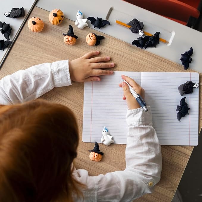 Kleeblatt Halloween Erasers Bulk 5 Styles 3D Mini Treats Non Candy Ottawa Classroom wraz