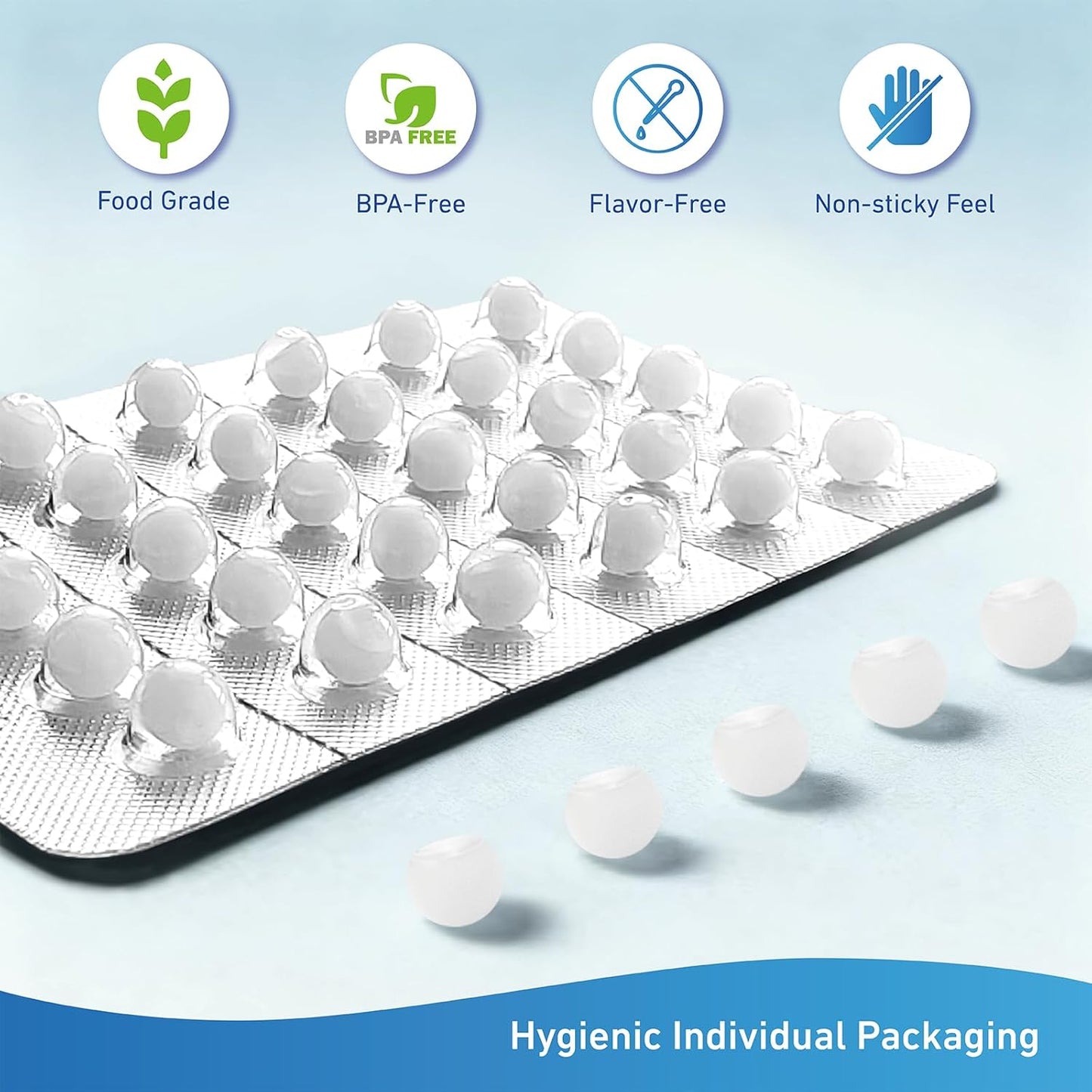 Orthodontic Wax for Braces, Dental Wax, Pre-Cut Bowl Shape Dental Strips, No Kneading Required, Individually Wrapped, 120 Count