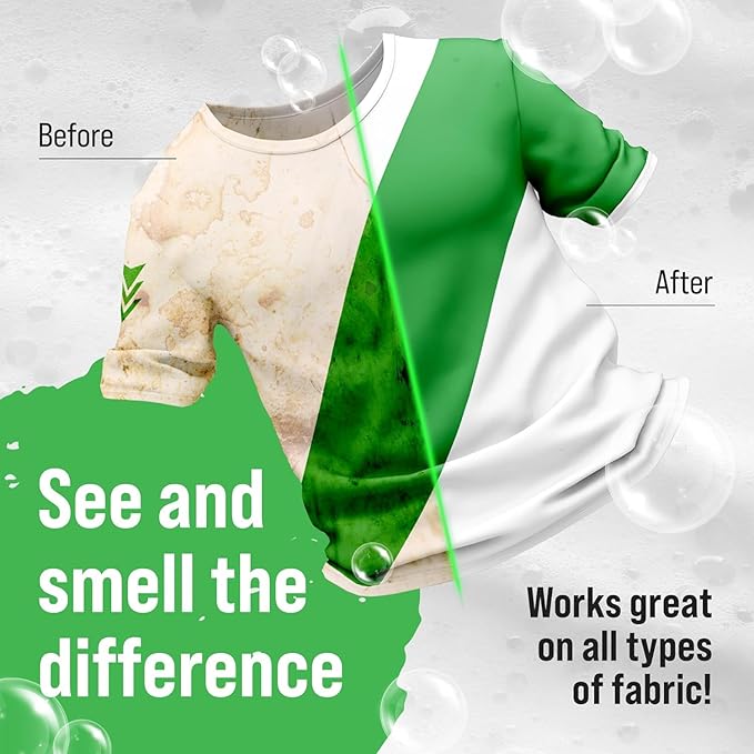 Rockin' Green Laundry Detergent, Plant based, All Natural Laundry Detergent Powder, Vegan and Biodegradable Odor Fighter, Safe for Sensitive Skin (Active Wear 90 Loads - Smashing Watermelons)