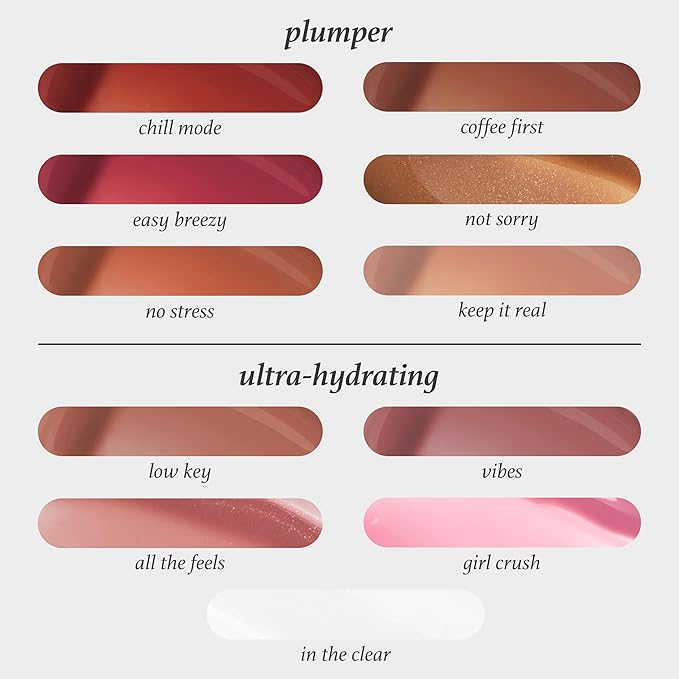 Julep So Plush Plumping Lip Gloss – High-Shine, Non-Sticky Lip Color - Vitamin E for Soothing & Repair – Cruelty-Free, Moisturizing Gloss – Chill Mode
