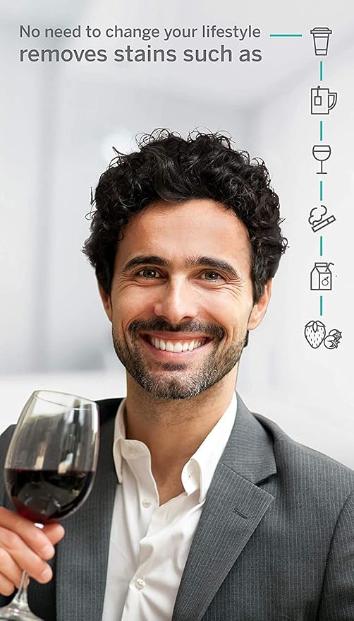 Supersmile Professional Teeth Whitening Gum – 100% Xylitol Sweetened Formula Removes Stains from Coffee – Sugar Free, Vegan, Kosher, 12 Count