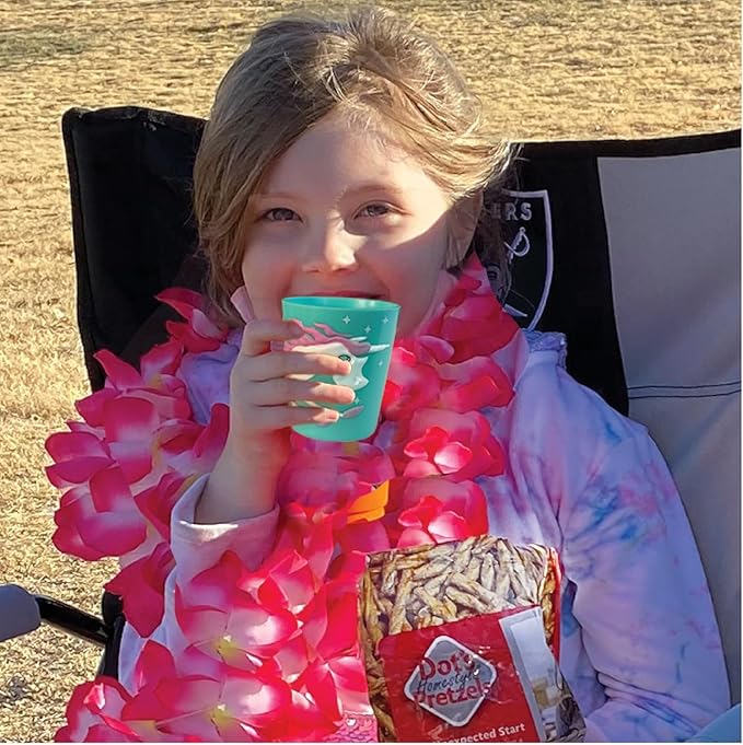 Lily's Home 3D Unicorn Tumbler for Kids, Fun Novelty Reusable Toddler and Kids Cup, Bathroom Rinse Cup, BPA-Free Plastic, Ideal for Kids 3-6, Unbreakable and Shutterproof.(2, Unicorn) 10 Ounce