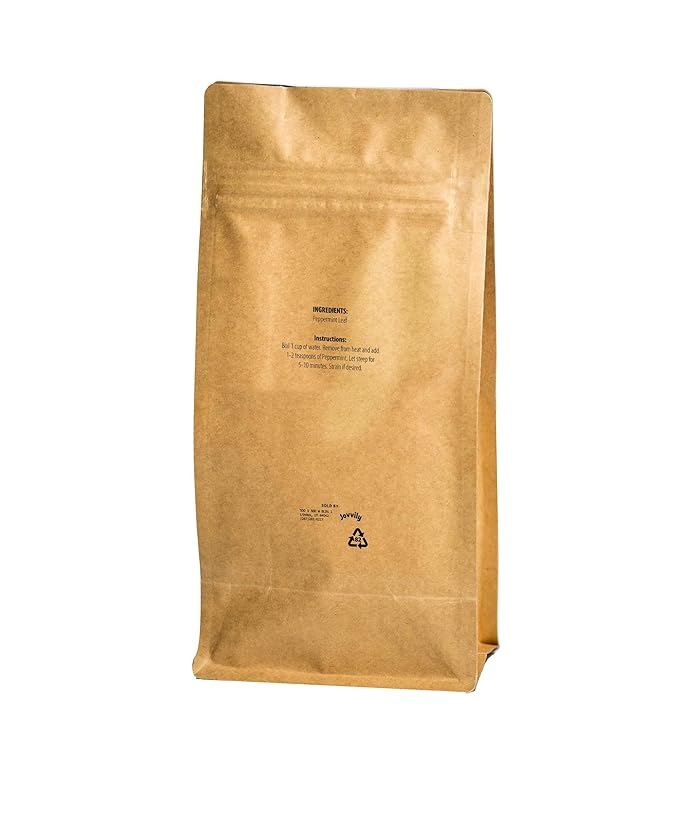 Jovvily Peppermint Leaf, 12 oz, Cut & Sifted, Herbal Tea, Refreshing