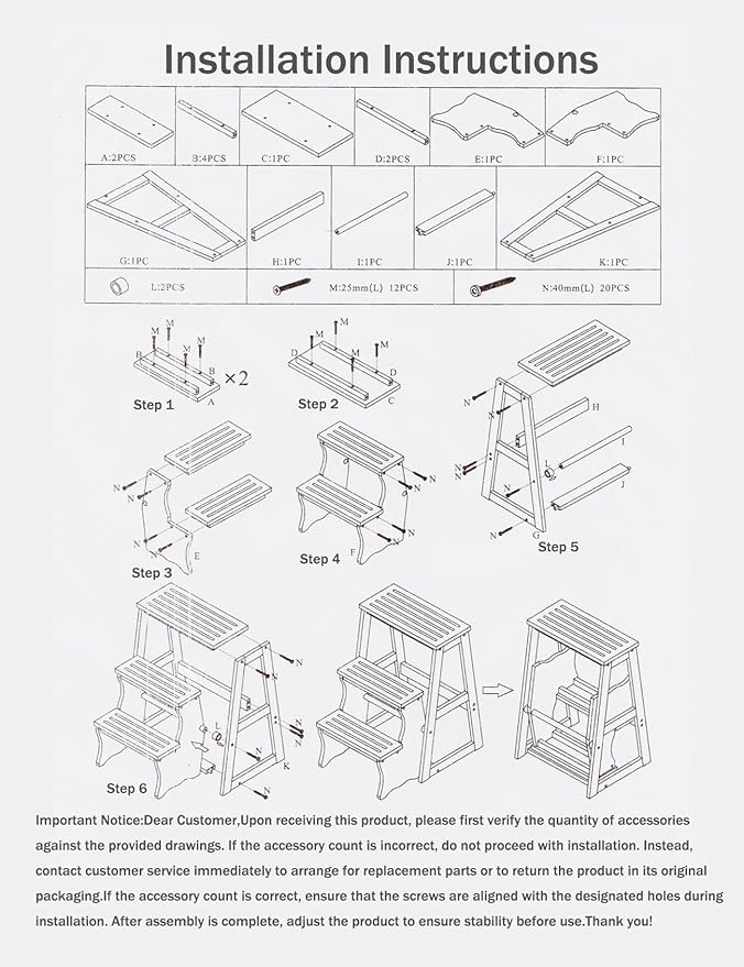 Flip N' Step Wooden Step Stool - Solid Pine, Non-Slip & Foldable | Kids Safety Stool for Kitchen, Bathroom | Display Shelf for Home Decor(Brown 3 Layers)