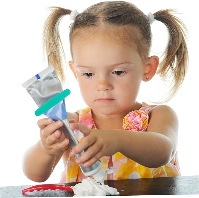 10pcs Bathroom Toothpaste Squeezer Home Dispenser Smile Tube Squeezer for Boys and Girls Adults Easy to Use Quality Life Helper