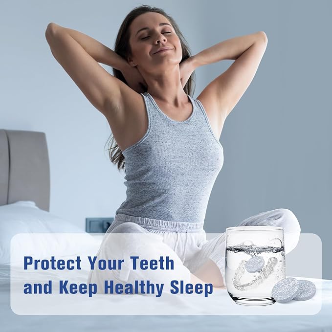 Mouth Guard for Grinding Teeth at Night, Mouth Guard for Clenching Teeth at Night Upgraded Safety EVA Material, Night Guards for Teeth Grinding, Anti Grinding Guard for Adult with 6 Cleaning Tablets