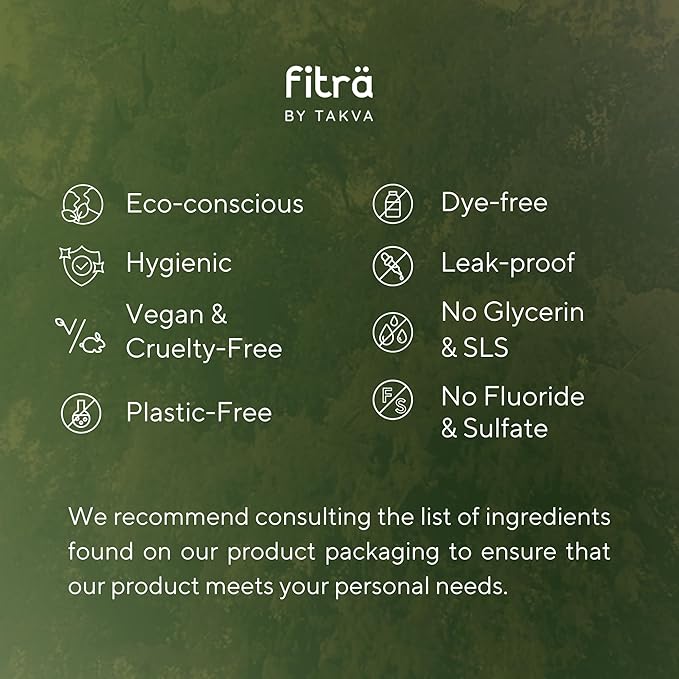 Fitra Toothpaste Tablets - Fluoride Free Miswak/Siwak Toothpaste Tablets - for Daily Use or Travel