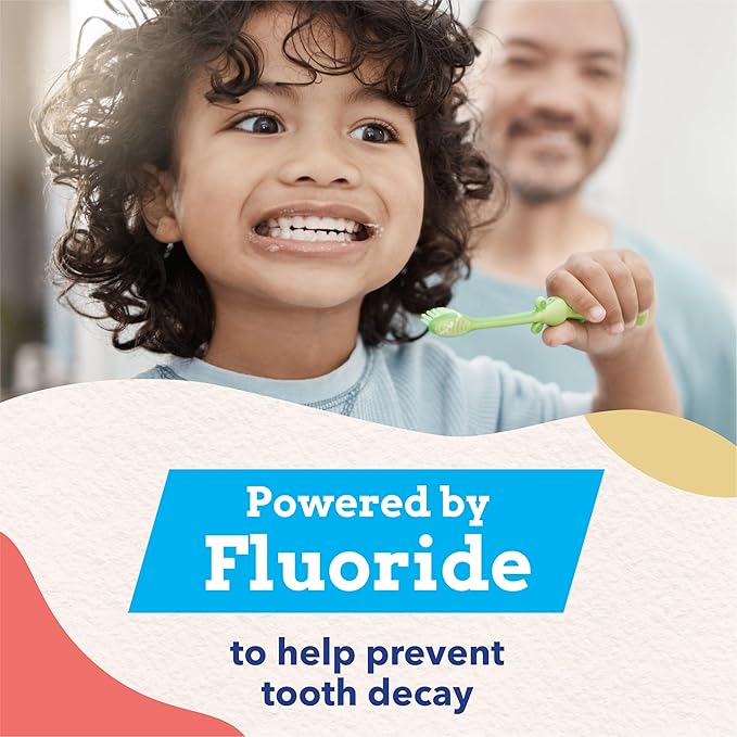 Orajel Kids Paw Patrol Anti-Cavity Fluoride Toothpaste, Natural Fruity Bubble Flavor, 4.2oz (4-Pack)