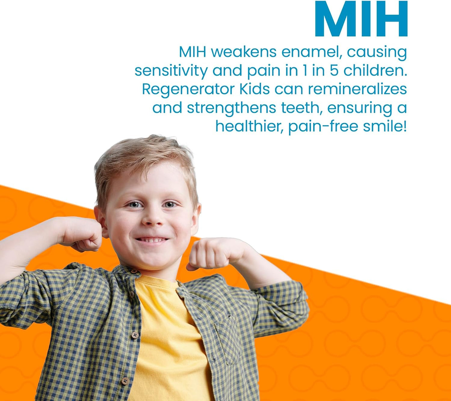 Pack of 3 Gel Toothpastes for Children with MIH - Molar Incisor Hypomineralization - Tutti-Frutti Natural, Enamel Regeneration and Sensitivity Relief, 3.7 oz 104g