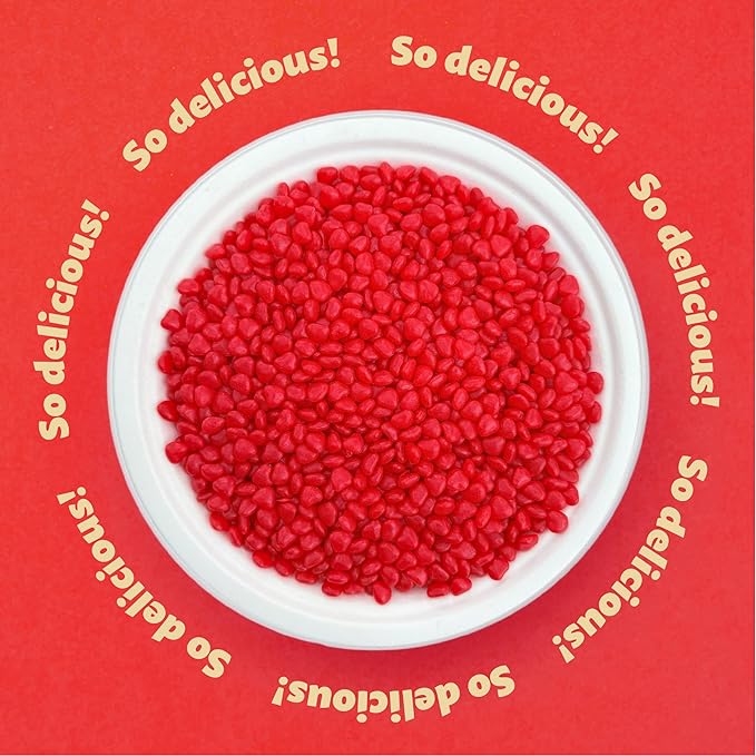 Cinnamon Imperial Hearts | 3 Pound Bag | Hot Cinnamon Candy Bulk | Heart Shaped Candy Bits for Baking, Decorating, Gifting, and Snacking | Retro Candies