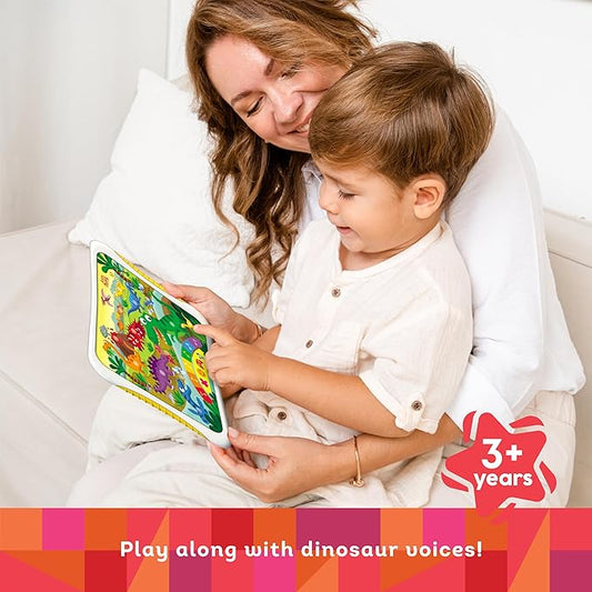 Dino Friends Hit Pad – Interactive Toddler Learning Toy with Lights, Dinosaur Sounds & Music – Educational Toy for Kids Age 3+