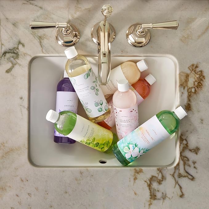 Thymes Hand Wash Refill - Lightly Scented Liquid Hand Soap for Bathroom and Kitchen Refill - Moisturizing Formula with Natural Ingredients (Lavender, 24.5 fl oz)