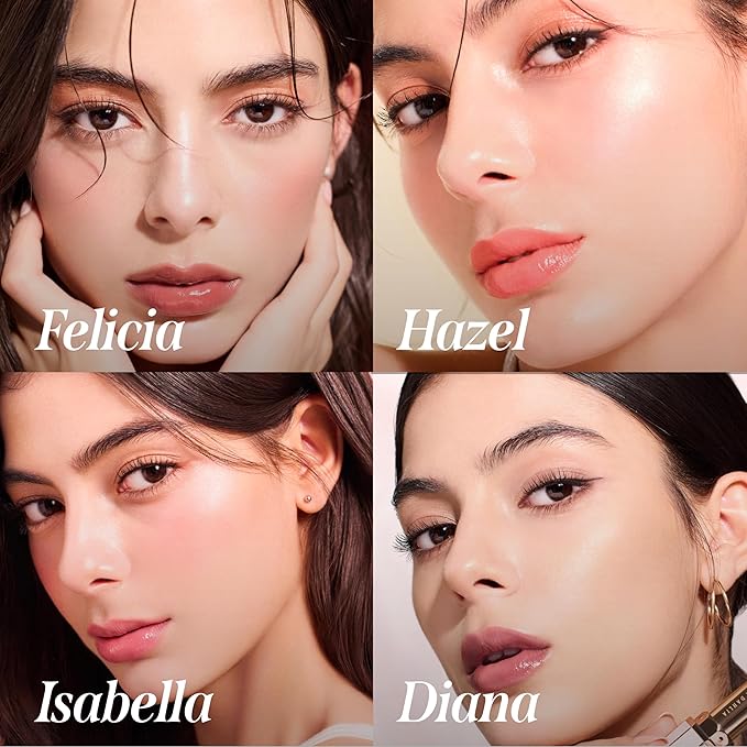 DEARDAHLIA Lip Paradise Sensual Lip Glow (Kylie) - Weightless Hydrating Vegan Lipstick with Glossy Finish, Natural Radiant Glow & Shea Butter Nourishment. 0.11 oz