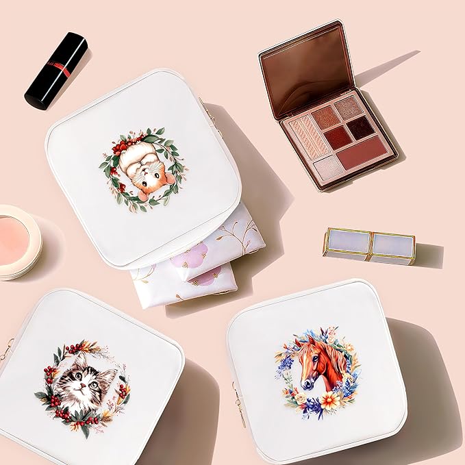 Hamster Mini Makeup Bag, Hamster Gift For Women Girls, Cute Portable Zipper Pouch Cosmetic Bag For Teen Girls Kids, Small Storage Bag For Sanitary Pad, Period napkin bag!