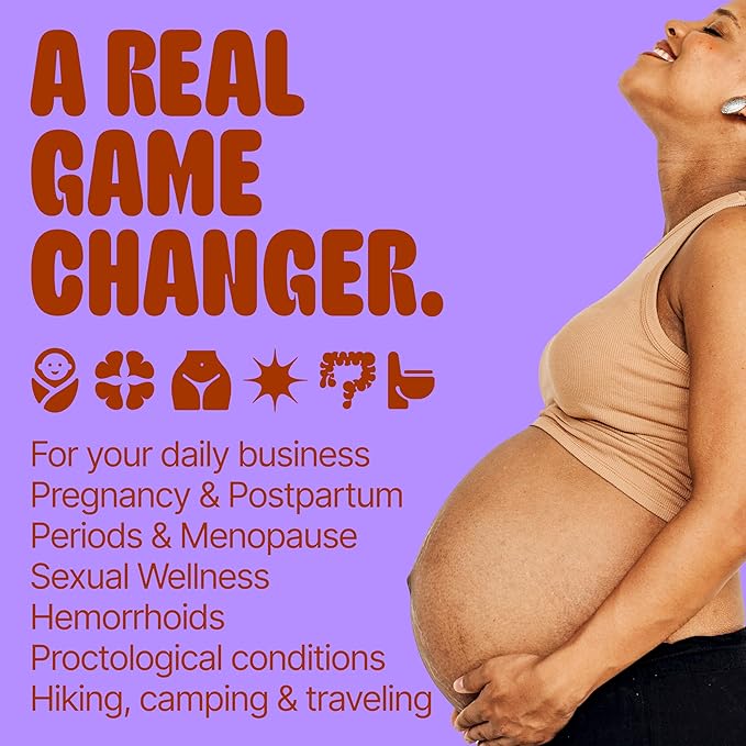 Butt & Intimate Shower 3.0 – Portable Travel Bidet, Replaces Wipes, Saves Toilet Paper, BPA-Free, Handheld, Travel Bag, Grey