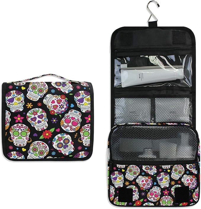senya Hanging Travel Toiletry Bag Kit Makeup Case Cosmetics Organizer for Men Women