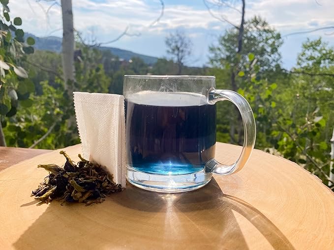 Jade Tea - Organic Polyphenol Tea - Peppermint Leaf, Star Anise, Clove, & Butterfly Pea Flower - Antioxidant Rich for Inflammation Support - 25 Count (Pack of 1) - Made In USA