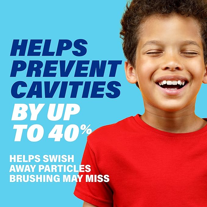 ACT Kids Anticavity Fluoride Rinse Groovy Grape 16.9 fl. oz. Accurate Dosing Cup, Alcohol Free