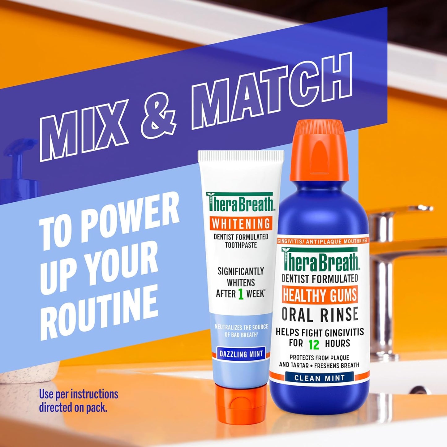 TheraBreath Toothpaste Whitening 2 Pack