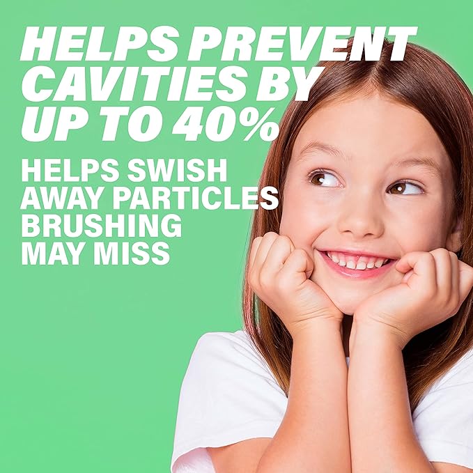 ACT Kids Anticavity Mouthwash, Wild Watermelon | Fluoride Rinse | Alcohol Free | 16.9 fl. oz. | Pack of 2