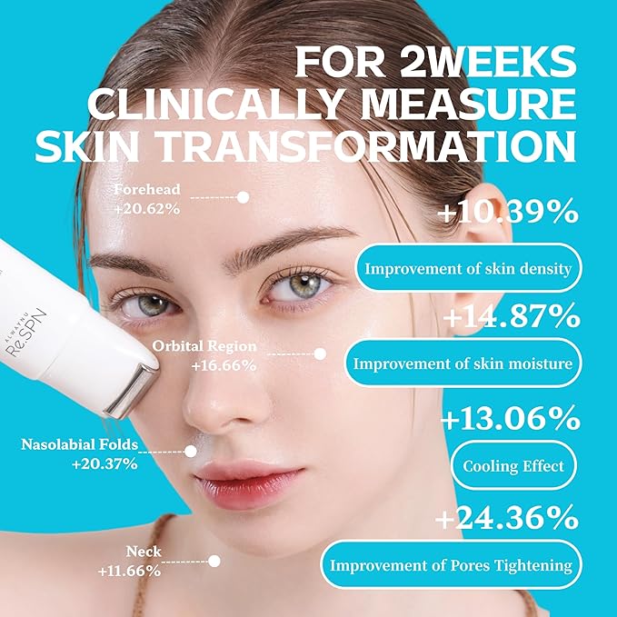 Re.SPN Bakuchiol Lifting Roller Cream – For Wrinkles, Lifting & Pore Tightening on Face & Neck with Gua Sha Applicator, Vegan, Natural Retinol, Niacinamide, K-Beauty (0.67 fl oz)