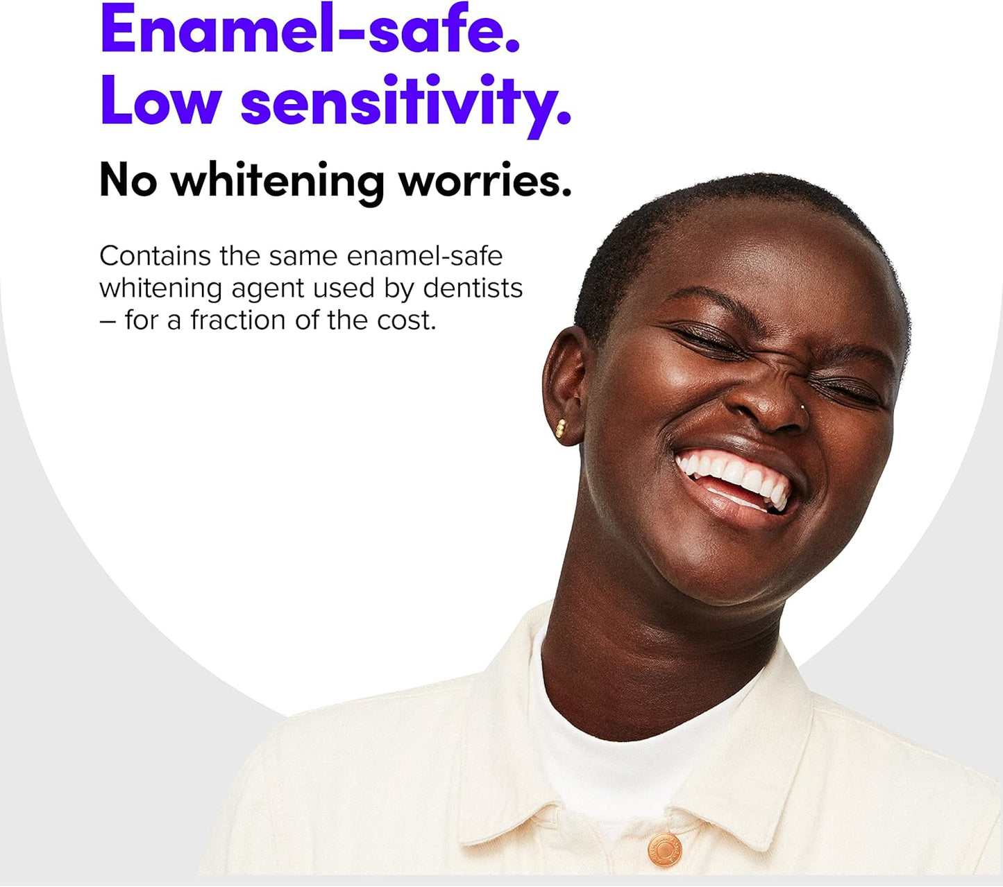 SmileDirectClub Teeth Whitening Kit with LED Light - 8 Pack Gel Pens - Professional Strength Hydrogen Peroxide