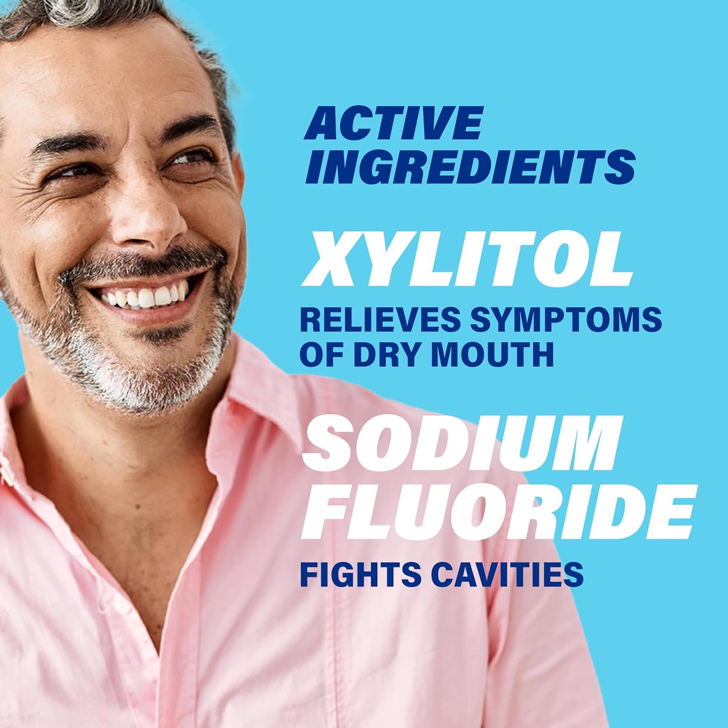 ACT Dry Mouth Anticavity Zero Alcohol Fluoride Mouthwash, Soothing Mint, 33.8 fl. oz.