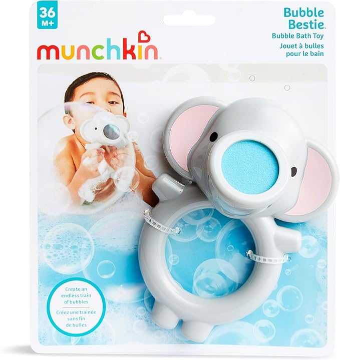 Munchkin® Bubble Bestie™ Elephant Bubbler Baby and Toddler Bath Toy